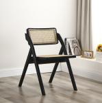 Mail Packing Modern Design Foldable Wood Rattan Restaurant Chairs for Home
