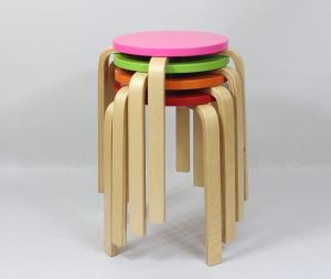China stool style birch bentwood indoor furniture factory