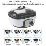Knob Control Electric Multi Cooker Easy Operation 220V Fast Cooking Speed