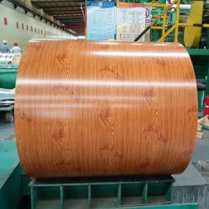 China CGCC Wooden Pattern Prepainted Steel Sheet For Interior Decoration factory
