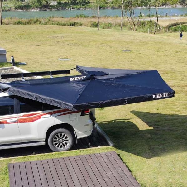 Waterproof Self Supporting 270 Degree Awning 270 Degree Wraptor Overland Awning