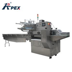 China Commercial Biscuit Pouch Packing Machine , Horizontal Bar Rusk Small Sachet Packing Machine factory