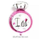 Diamond Ring Shape I DO Aluminum Film Foil Balloons For Wedding Party