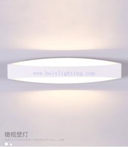China Bed Room Wall Lamp Simple Double Color Lighting 445*100*20MM Aliminum factory