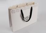 Laser Cut Printing Personalised Paper Bags , Grosgrain Ribbon Plain Gift Bags