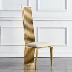 Light Luxury Fancy Kitchen Chairs High End Dining Chairs Backrest Included