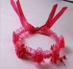 Children's crown veil, girls head flower veil headband, wedding princess wreath,