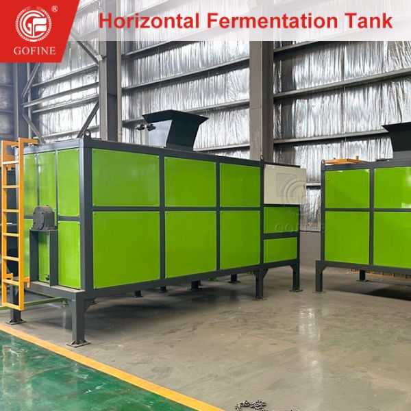 China PLC Controlled Bio Waste Compost Machine with Aerobic Fermenter factory