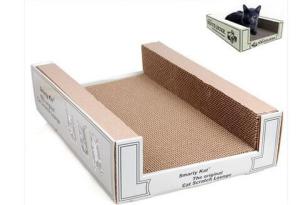 China Rectangle Corrugated Cat Scratcher Minimize Carbon Footprint Customized Size factory