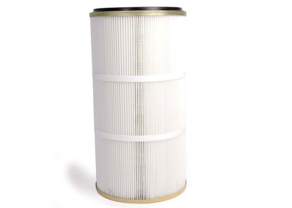 5um,0.5um,2um,0.2umCylindrical Type Dust Filter Cartridge , 1μm Porosity Pleated