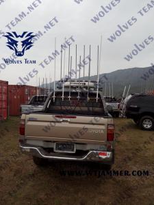 China Portable 600 Watt UHF300MHz VHF Military Signal Jammer factory