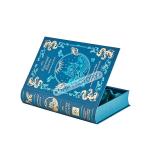 Luxury Gold Foil Secret Hollow Book Box For Elegant Gift Packaging