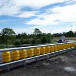 Road Traffic Safety Roller Rotary Barrier Rolling Guardrail with Anti-corrosion