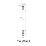 Rigging Rope Safety Wire Rope With Loop Lifting Slings 304 Stainless Steel