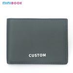 First Layer Leather Wallet for Men Custom Logo Full Grain Genuine Leather