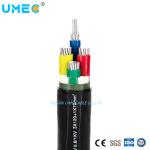 Low Voltage Cable Round Wire Al/XLPE/PVC 0.6/1kv Yjlv Power Cable 4X50mm2