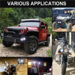 Super Power 48W Off road LED Work Light For 4WD Jeep Wrangler SUV Tractor