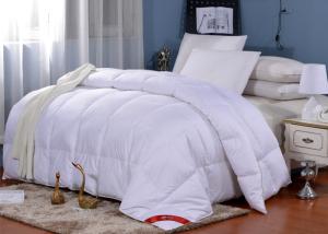 China Baffle Boxes 25% White Feather Duck Down Duvet factory