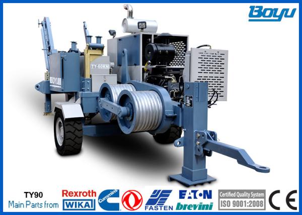 High Voltage Transmission Line Overhead Conductor Stringing Equipment for