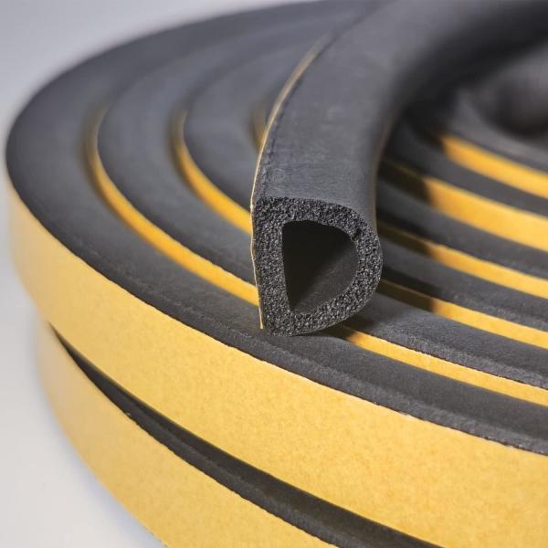 Self Adhesive EPDM Weather Stripping Door Seal Strip For Doors Frame And Windows