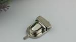 GZ Professional Custom Nickel Color Metal Push Lock For Handbags