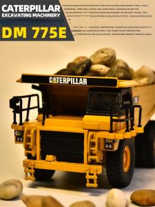 China DM CAT775E Dumper Tipper Alloy Truck Model 1/64 factory