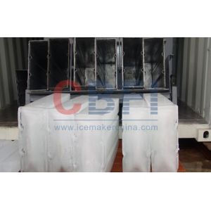 20 Tons Per Day Fishery Ice Block Machine , Industrial Ice Maker Machine