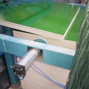 China 500~550kg/M3 Density Plastic Laminated Plywood Recyclable Two Sides Sanding factory