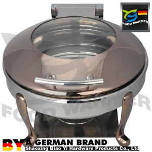 China SS 304 Stainless Steel Chafing Dish Durable Easy Cleaning Elegant Appearance factory