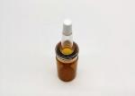 Pearl luster Amber Color 10ml Glass Cosmetic Bottle