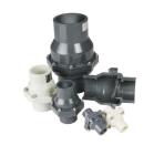 SGS 8" SCH80 Plastic UPVC Grey Flapper Industrial Check Valves