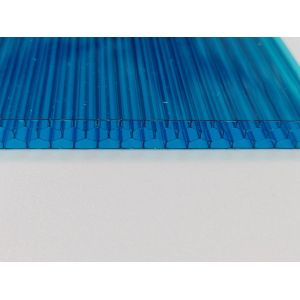China 10mm Blue Polycarbonate Honeycomb Sheet Customizable Size And Color Options To Fit Project Needs on sale