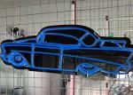 Acrylic Silica Gel 12VDC 200cm Car Neon Signs For Auto Show