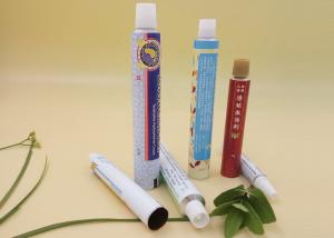 China M9 Caps Cream Metal Squeeze Tubes Customized Length 19 Mm Diameter factory