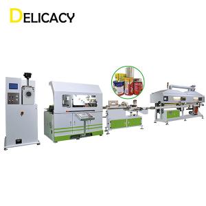 China 75Kw 5L Tin Can Production Line , Powder Coating Chemical Can Making Machine factory