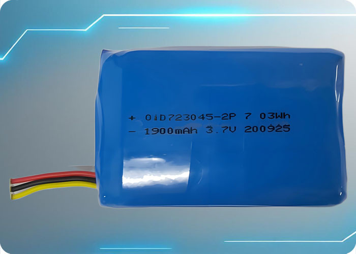 China 3.7V 1980mAh Lithium Polymer Battery with 2C Discharge factory