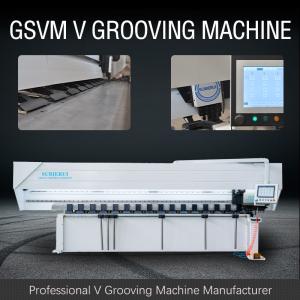 China 4000mm CNC V Grooving Machine For Ornament Metal Grooving Machine factory