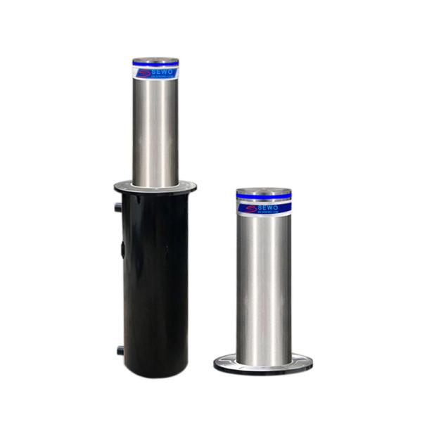 Commercial Automatic Bollards Electric Retractable Bollard with LED Light Anti