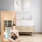 Wood Infrared Sauna Room One Person For Rejuvenation Infrared Therapy