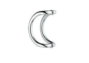 China SS201 SS304 Large Glass Door Handles , Hotel External Door Handles Customized Size factory