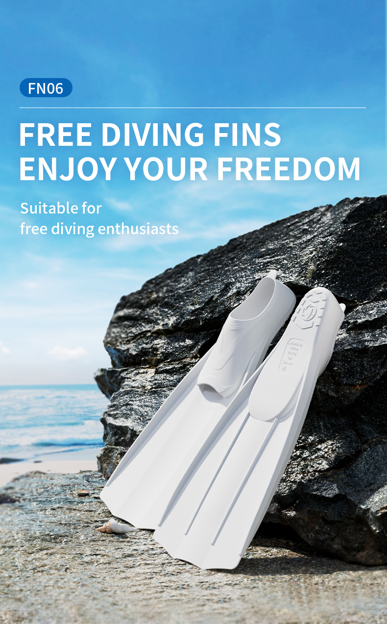 Full Foot Pocket TPR TPE Diving Scuba Swim Fins For Childrens Men Women