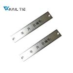 Engraved Aluminum Name Plate Personalized Metal Etched Stainless Steel