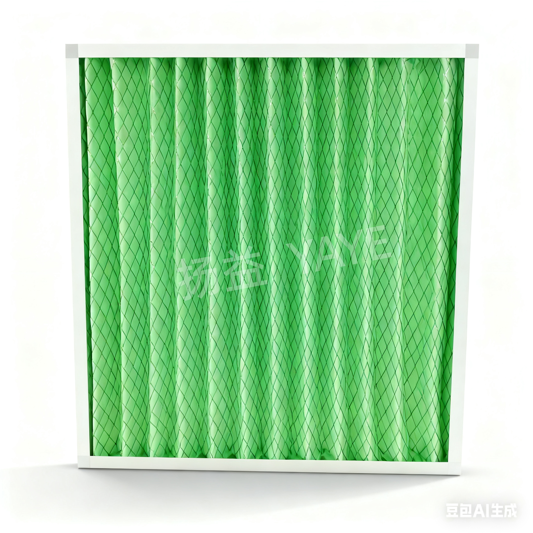 China Primary Efficiency Pleated Industrial Air Filter G1 G2 G3 G4 Efficiency (With Aluminum Alloy Frame) on sale