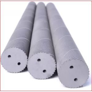 China Cemented Carbide Blanks Round Solid Carbide Bar With Two Helix Internal Coolant Holes factory