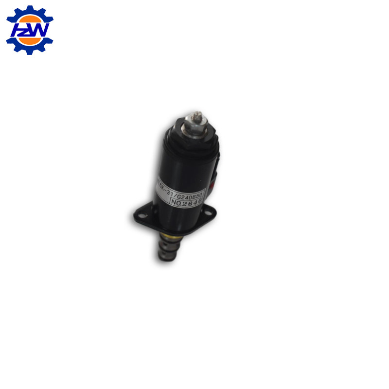 YN35V00050F1 Safety Lock Electromagnetic Valve for KOBELCO SK250-8 machinery part