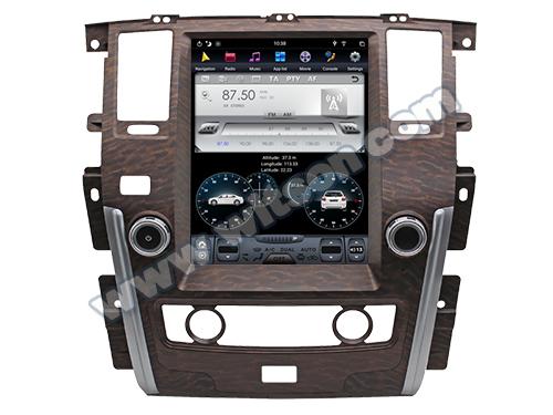 12.1" ScreenTesla Vertical Android Screen For Nissan Patrol Royale Armada Y62