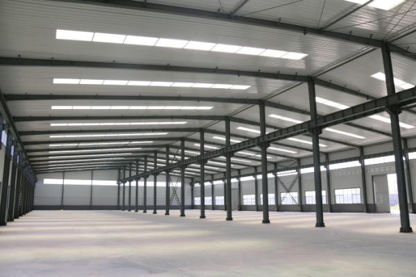 Portal Frame Workshop Steel Buildings / Steel Building Construction For Factory