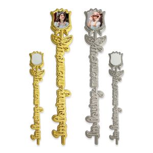 China Personalized Sublimation gift Valentine'S Day Sublimation Metal Rose Gift on sale