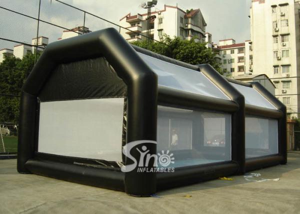 Kids N adults blow up enclosed inflatable football court with well ventilated