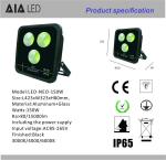 New aluminum rainproof IP66 led flood light COB 150W LED Floodlight fixture for